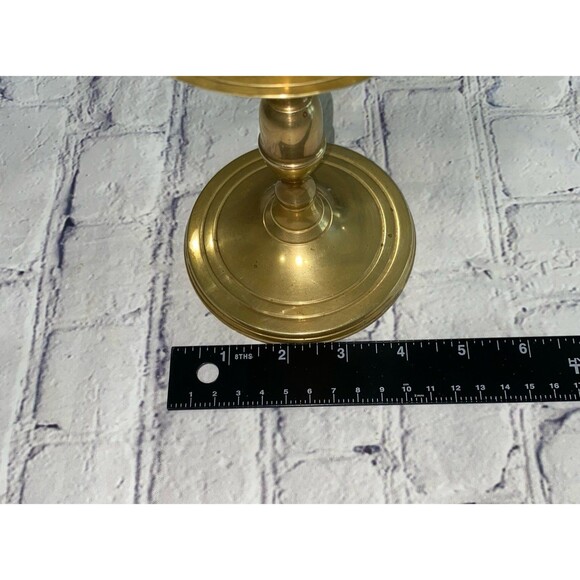 Vintage Dutch Brass Bronze Candelabra Holds 5 Candles - Picture 11 of 11